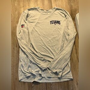 Houston Texans Nike Dri Fit Athletic Long Sleeve Top Men’s Sz Large